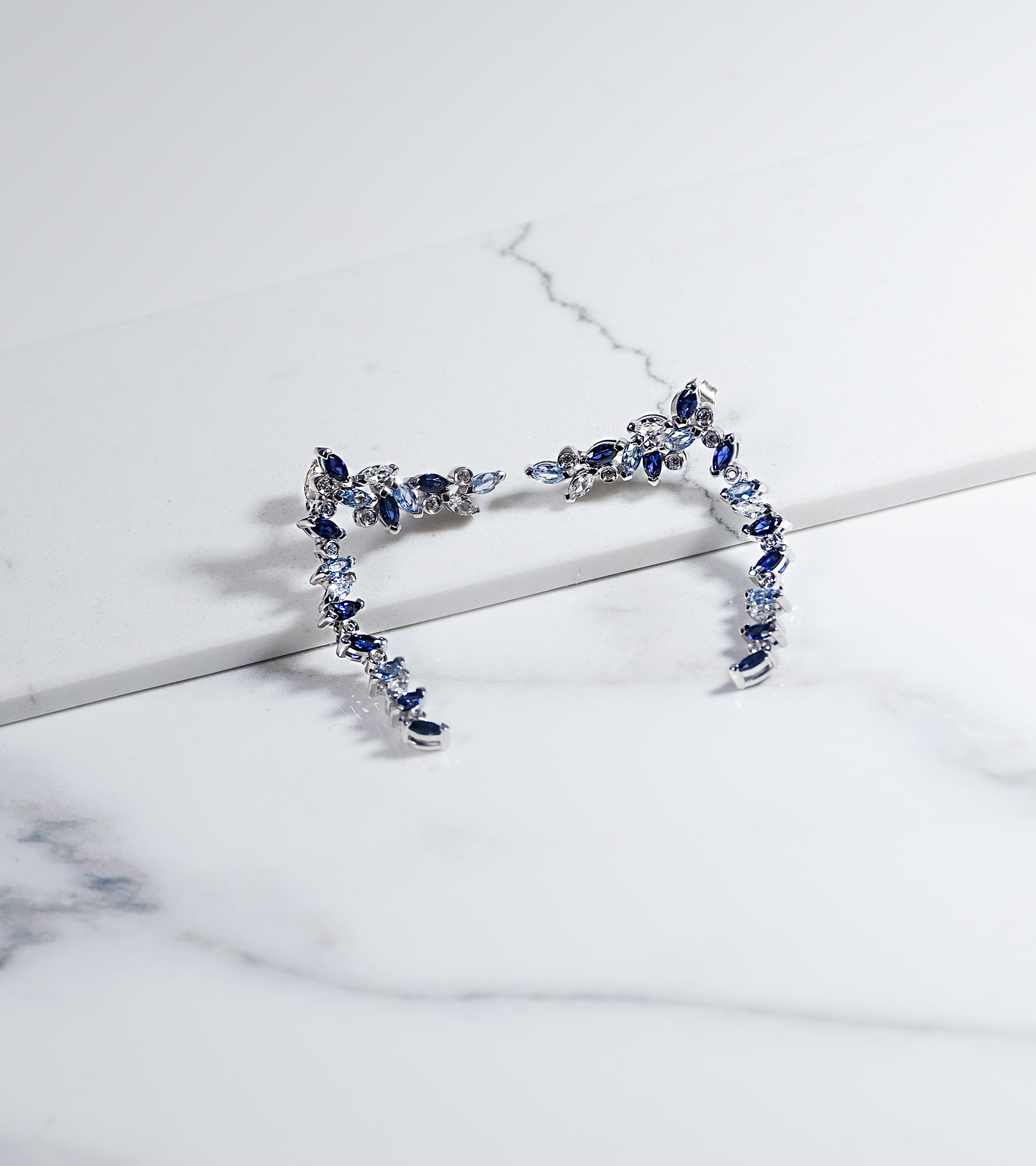 Sapphire Elegance Earrings