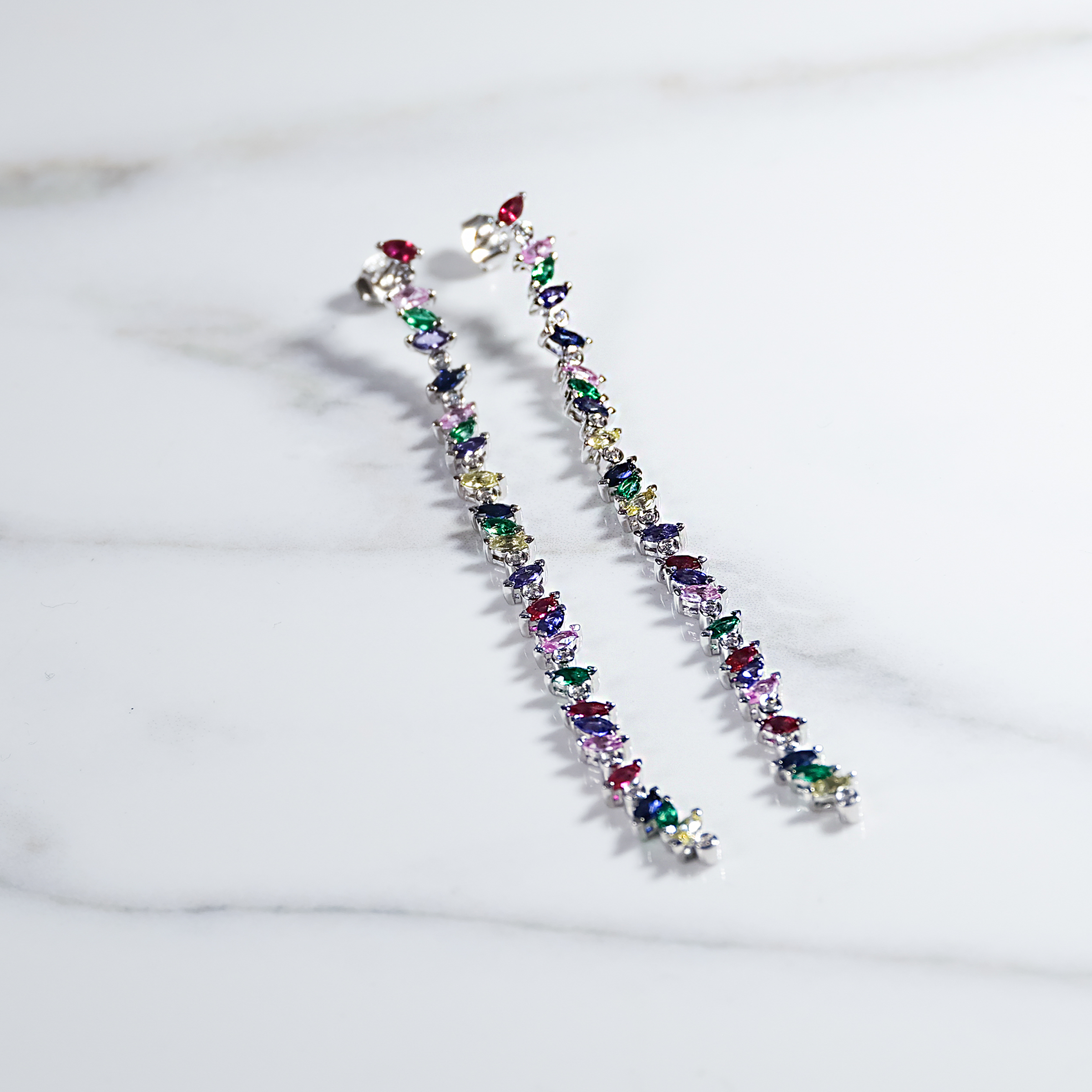 Radiant Prism Drop Earrings