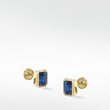 Nexus Sapphire Stud Earrings