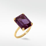 London Bridge Fancy Purple Sapphire Ring