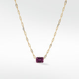 Veto Ignis Violet Statement Necklace
