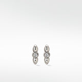 Iris Petal Silver Studs