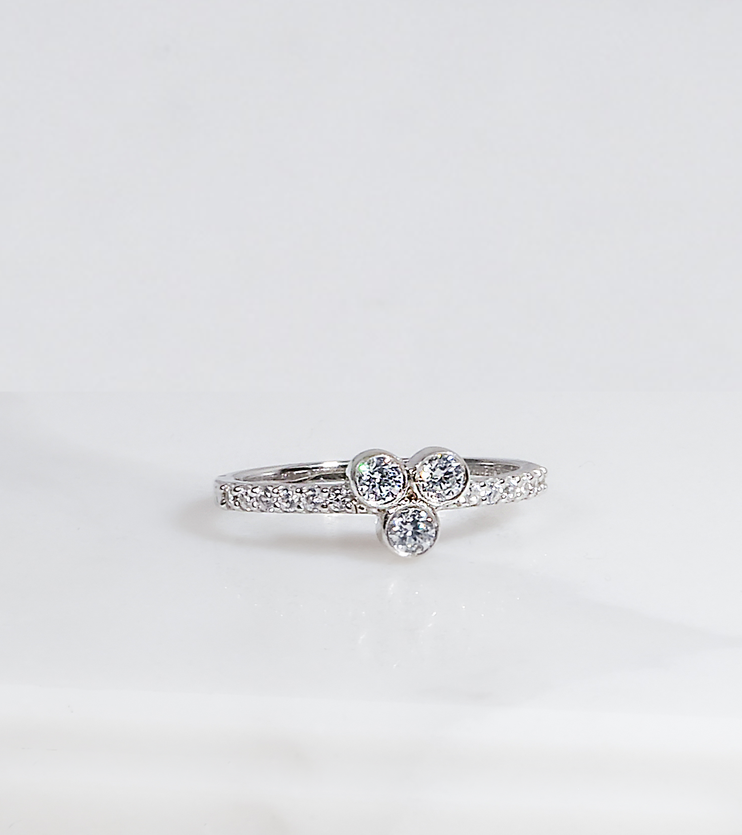 Elegance Trio Diamond Ring