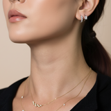 The Floating Diamond Station Necklace