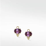 Detachable Purple Sapphire and Diamond Drop with cultured diamonds lab grown diamonds created diamonds lark and berry