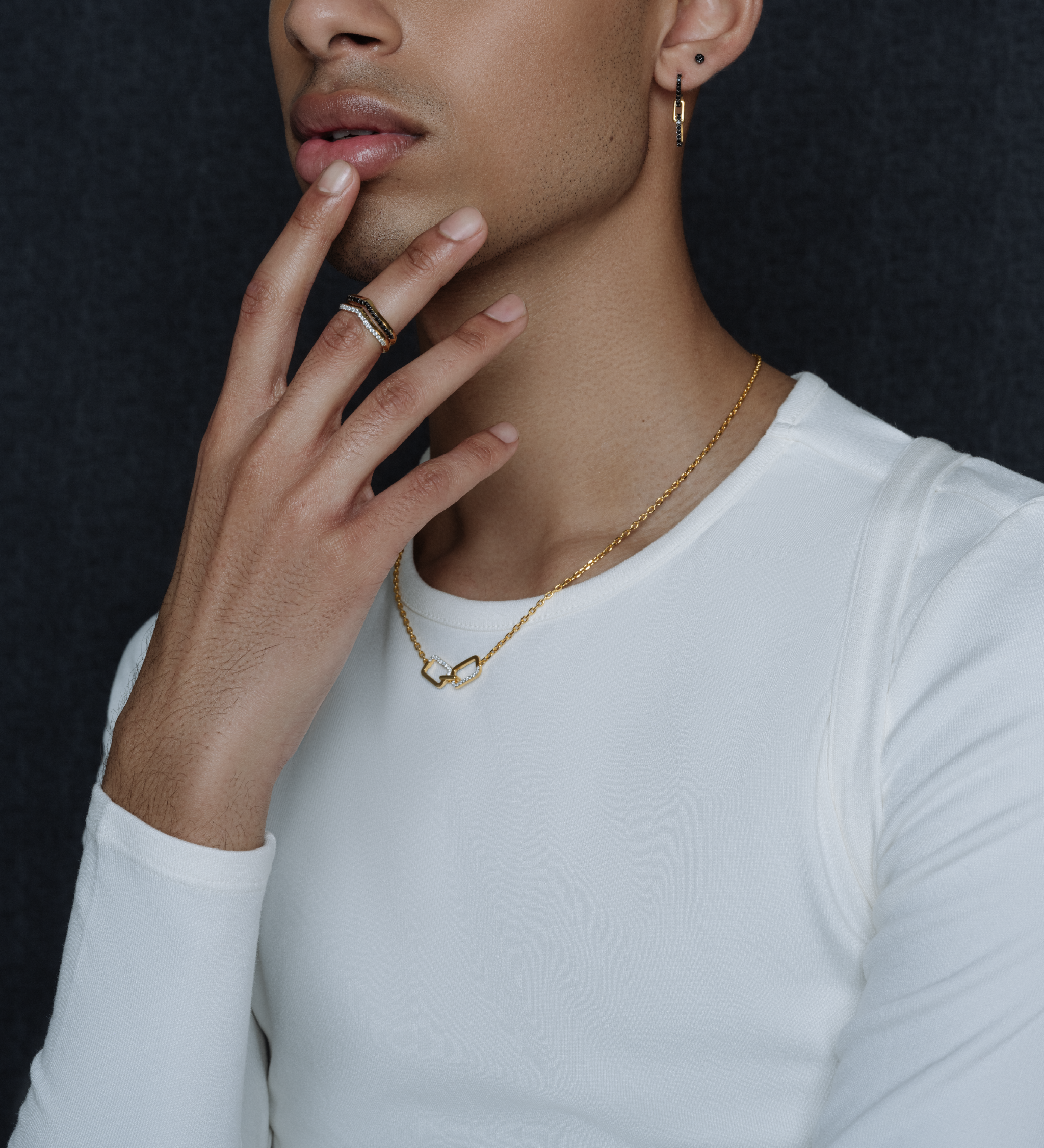 Horizon Wishbone Diamond Ring