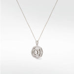 Aerides Diamond Pendant in Solid 18K Gold - Lark and Berry