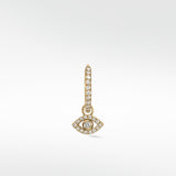 Entrancing Eye Diamond Charm
