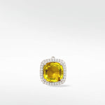 Flora Fancy Yellow Sapphire Detachable Pendant in Solid 18K Gold - Lark and Berry