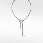 Knot Diamond Necklace in Platinum - Lark and Berry