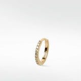 Modernist Diamond Pav√© Large Hoop Earring - Lark and Berry