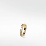 Modernist Diamond Pav√© Medium Hoop Earring - Lark and Berry