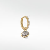 Planet Diamond Charm - 10k