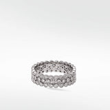 Trinity Double Stackable Diamond Eternity Ring - Lark and Berry