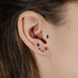 Veto Marquise Sapphire Stud Earring