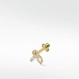Veto Petal Labret Earring in 14K Gold - Various Colourways - Lark and Berry
